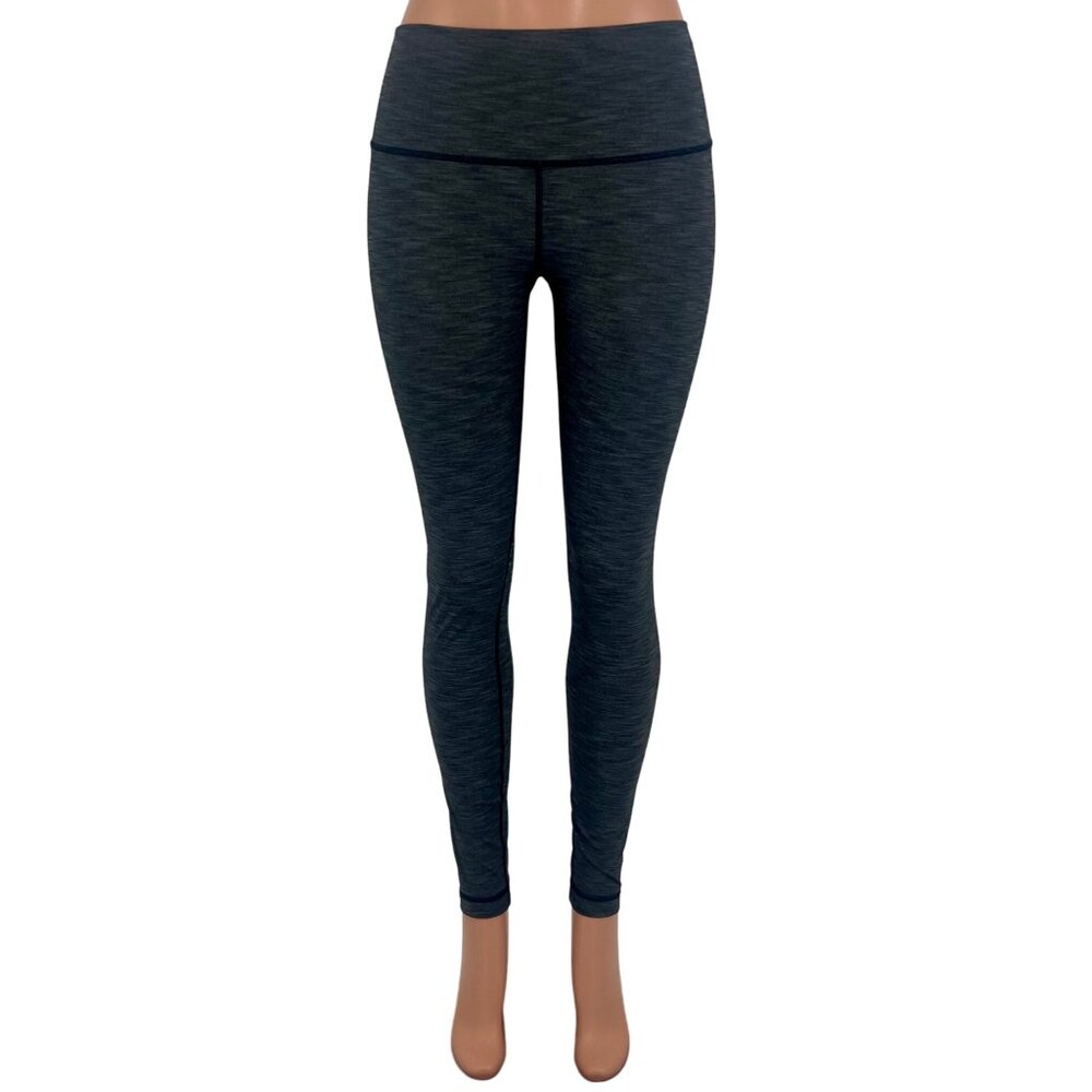 NWOT Lululemon Wunder Under Hi-Rise Tight Heathered Black Buttery Soft Leggings - Picture 2 of 16